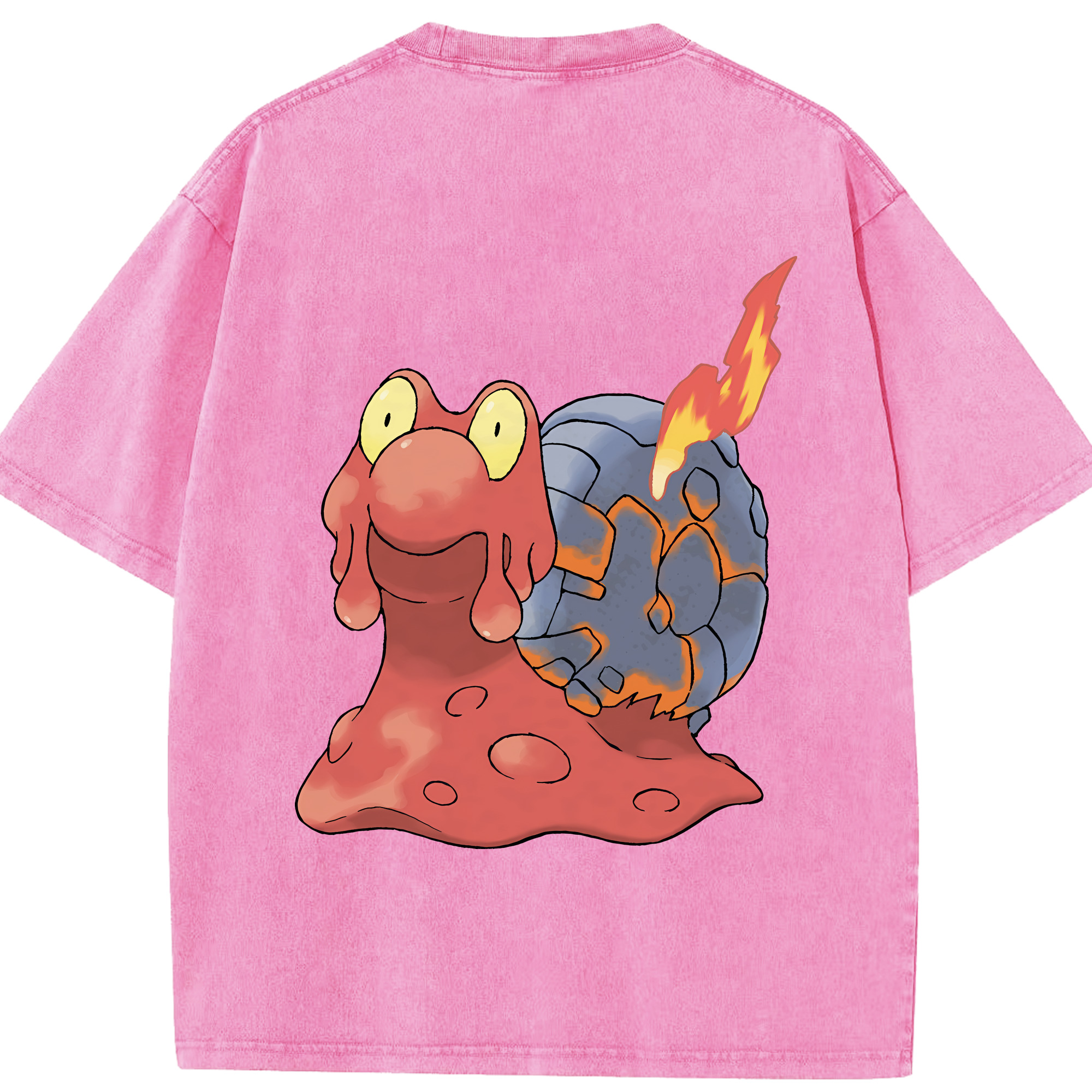 （画像用） ポケットモンスター Pokémon 綿100% ヴィンテージ風 半袖Tシャツ（背面プリント）